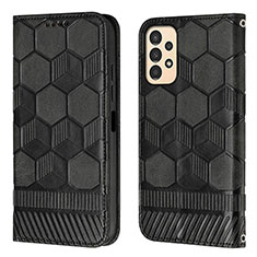 Coque Portefeuille Livre Cuir Etui Clapet Y04B pour Samsung Galaxy A13 4G Noir