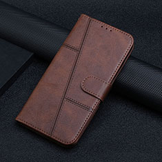 Coque Portefeuille Livre Cuir Etui Clapet Y04X pour Google Pixel 6a 5G Marron