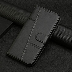 Coque Portefeuille Livre Cuir Etui Clapet Y04X pour Google Pixel 6a 5G Noir