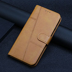 Coque Portefeuille Livre Cuir Etui Clapet Y04X pour Google Pixel 7 5G Brun Clair