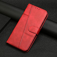 Coque Portefeuille Livre Cuir Etui Clapet Y04X pour Google Pixel 7 Pro 5G Rouge