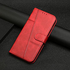 Coque Portefeuille Livre Cuir Etui Clapet Y04X pour Motorola Moto E22i Rouge