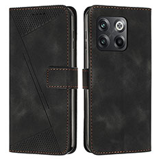 Coque Portefeuille Livre Cuir Etui Clapet Y04X pour OnePlus Ace Pro 5G Noir