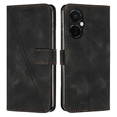 Coque Portefeuille Livre Cuir Etui Clapet Y04X pour OnePlus Nord CE 3 5G Noir