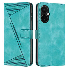 Coque Portefeuille Livre Cuir Etui Clapet Y04X pour OnePlus Nord CE 3 5G Vert