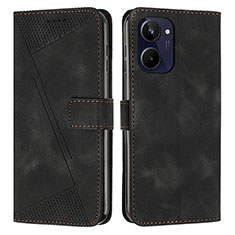 Coque Portefeuille Livre Cuir Etui Clapet Y04X pour Realme 10 4G Noir