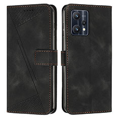 Coque Portefeuille Livre Cuir Etui Clapet Y04X pour Realme 9 5G Noir