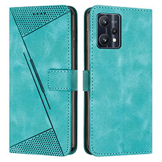 Coque Portefeuille Livre Cuir Etui Clapet Y04X pour Realme 9 5G Vert