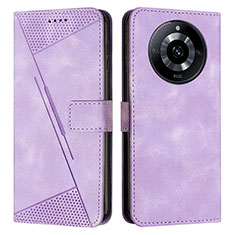 Coque Portefeuille Livre Cuir Etui Clapet Y04X pour Realme Narzo 60 Pro 5G Violet