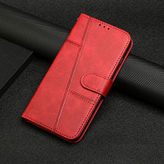 Coque Portefeuille Livre Cuir Etui Clapet Y04X pour Samsung Galaxy A03s Rouge