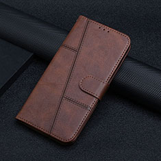 Coque Portefeuille Livre Cuir Etui Clapet Y04X pour Samsung Galaxy M02s Marron