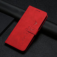 Coque Portefeuille Livre Cuir Etui Clapet Y04X pour Xiaomi Poco C55 Rouge