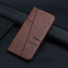 Coque Portefeuille Livre Cuir Etui Clapet Y04X pour Xiaomi Poco F5 5G Marron