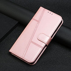 Coque Portefeuille Livre Cuir Etui Clapet Y04X pour Xiaomi Poco F5 5G Or Rose