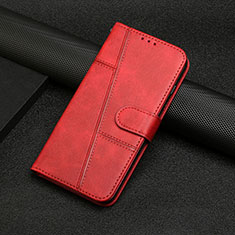 Coque Portefeuille Livre Cuir Etui Clapet Y04X pour Xiaomi Poco F5 5G Rouge