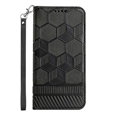 Coque Portefeuille Livre Cuir Etui Clapet Y05B pour Samsung Galaxy A03 Noir