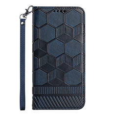 Coque Portefeuille Livre Cuir Etui Clapet Y05B pour Samsung Galaxy A13 4G Bleu