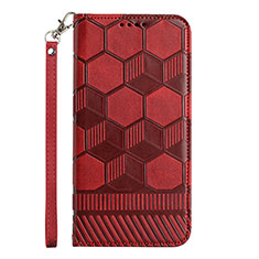 Coque Portefeuille Livre Cuir Etui Clapet Y05B pour Samsung Galaxy F02S SM-E025F Rouge
