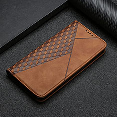 Coque Portefeuille Livre Cuir Etui Clapet Y05X pour Google Pixel 6 5G Marron