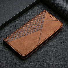 Coque Portefeuille Livre Cuir Etui Clapet Y05X pour Google Pixel 6 Pro 5G Marron