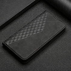 Coque Portefeuille Livre Cuir Etui Clapet Y05X pour Google Pixel 6a 5G Noir
