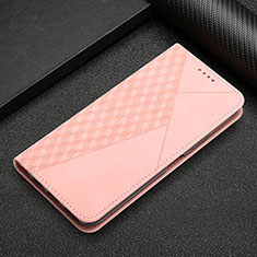 Coque Portefeuille Livre Cuir Etui Clapet Y05X pour Google Pixel 6a 5G Or Rose