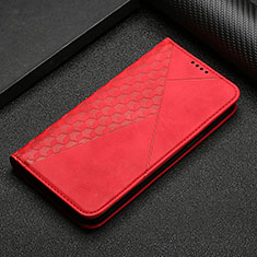 Coque Portefeuille Livre Cuir Etui Clapet Y05X pour Google Pixel 6a 5G Rouge