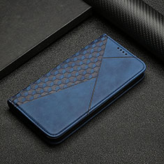 Coque Portefeuille Livre Cuir Etui Clapet Y05X pour Google Pixel 7 5G Bleu