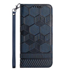 Coque Portefeuille Livre Cuir Etui Clapet Y06B pour Samsung Galaxy S20 FE 4G Bleu