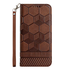 Coque Portefeuille Livre Cuir Etui Clapet Y06B pour Samsung Galaxy S20 FE 4G Marron