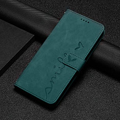 Coque Portefeuille Livre Cuir Etui Clapet Y06X pour Motorola Moto E22S Vert