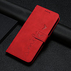 Coque Portefeuille Livre Cuir Etui Clapet Y06X pour Xiaomi Poco F5 5G Rouge