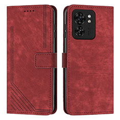 Coque Portefeuille Livre Cuir Etui Clapet Y07X pour Motorola Moto Edge (2023) 5G Rouge