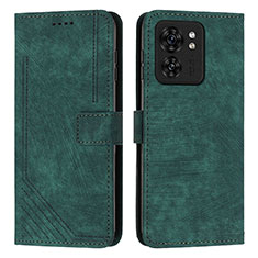 Coque Portefeuille Livre Cuir Etui Clapet Y07X pour Motorola Moto Edge (2023) 5G Vert