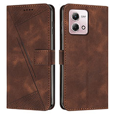 Coque Portefeuille Livre Cuir Etui Clapet Y07X pour Motorola Moto G Stylus (2023) 4G Marron