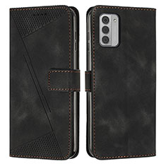 Coque Portefeuille Livre Cuir Etui Clapet Y07X pour Nokia G310 5G Noir