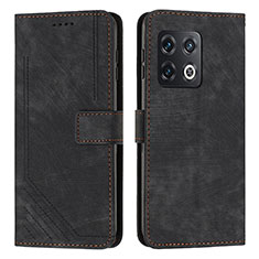 Coque Portefeuille Livre Cuir Etui Clapet Y07X pour OnePlus 10 Pro 5G Noir