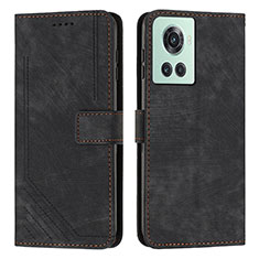 Coque Portefeuille Livre Cuir Etui Clapet Y07X pour OnePlus 10R 5G Noir