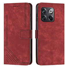 Coque Portefeuille Livre Cuir Etui Clapet Y07X pour OnePlus Ace Pro 5G Rouge