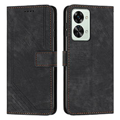 Coque Portefeuille Livre Cuir Etui Clapet Y07X pour OnePlus Nord 2T 5G Noir