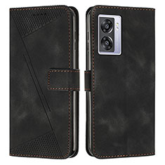 Coque Portefeuille Livre Cuir Etui Clapet Y07X pour Oppo A77 5G Noir