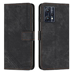 Coque Portefeuille Livre Cuir Etui Clapet Y07X pour Realme 9 Pro+ Plus 5G Noir