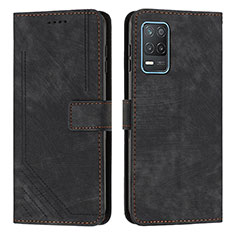 Coque Portefeuille Livre Cuir Etui Clapet Y07X pour Realme Narzo 30 5G Noir