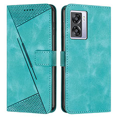 Coque Portefeuille Livre Cuir Etui Clapet Y07X pour Realme V23i 5G Vert