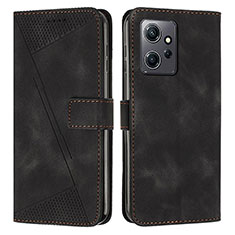 Coque Portefeuille Livre Cuir Etui Clapet Y07X pour Xiaomi Redmi Note 12 4G Noir