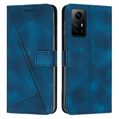 Coque Portefeuille Livre Cuir Etui Clapet Y07X pour Xiaomi Redmi Note 12S Bleu