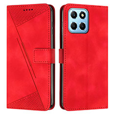 Coque Portefeuille Livre Cuir Etui Clapet Y08X pour Huawei Honor 70 Lite 5G Rouge