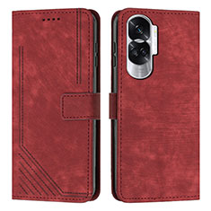 Coque Portefeuille Livre Cuir Etui Clapet Y08X pour Huawei Honor 90 Lite 5G Rouge