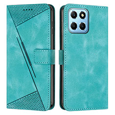 Coque Portefeuille Livre Cuir Etui Clapet Y08X pour Huawei Honor X6 Vert