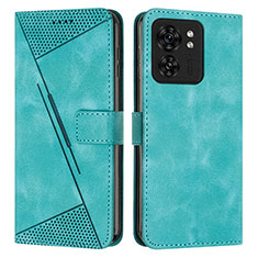 Coque Portefeuille Livre Cuir Etui Clapet Y08X pour Motorola Moto Edge 40 5G Vert